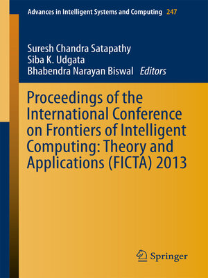 cover image of Proceedings of the International Conference on Frontiers of Intelligent Computing